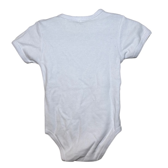 “Someone Who Loves Me Went to Israel” White Baby Onesie Size 12 Months - Picture 5 of 5